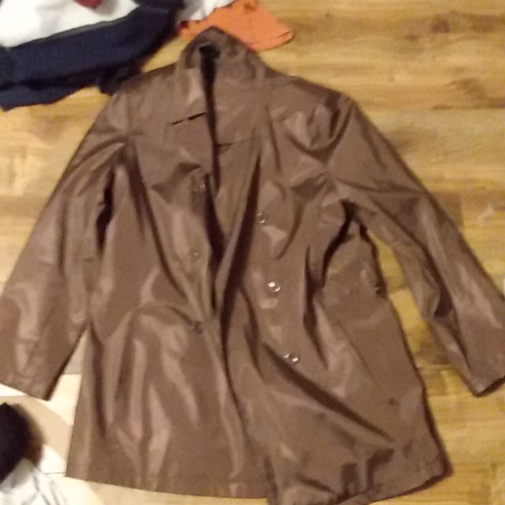Long coat leather